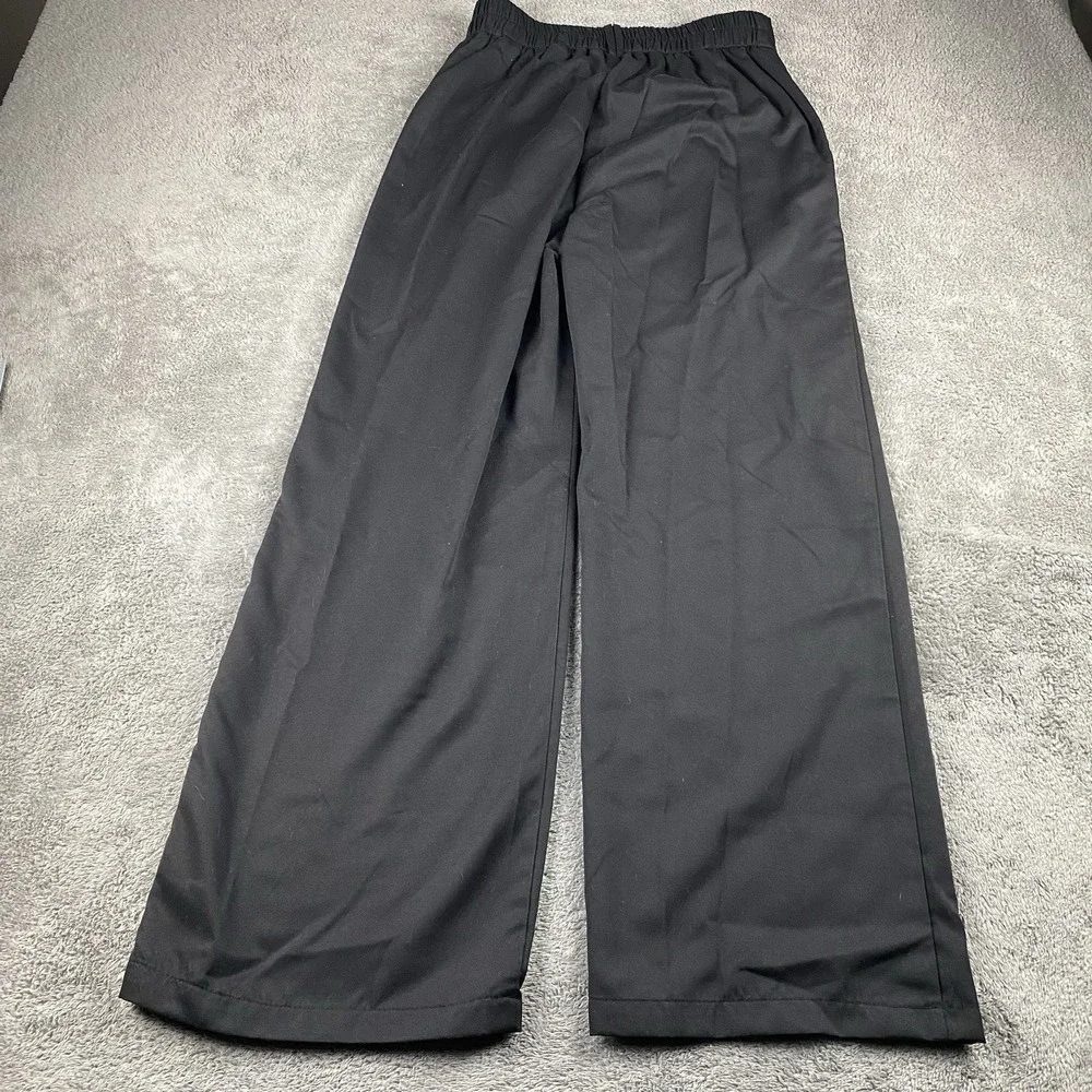 Ohh Sheen Dress Pants Wide Womens Medium Black‎ High Rise